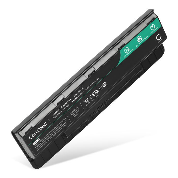 Batteria subtel A32N1405 per notebook Asus ROG G551 / G771 / GL551 / GL771 / N551 / N751 Affidabile ricambio da 4400mAh Sostituzione ottimale per computer portatile laptop Asus
