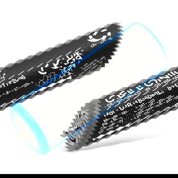 Batteria di ricambio UR18500Y per Braun Series 9 9325s, 9385cc, 9390cc / Series 8 8370cc, 8365cc, 8417s, 8350s / Series 7 790CC, 7865cc Affidabile sostituzione da 1900mAh rasoio spazzolino tagliacapelli elettrico