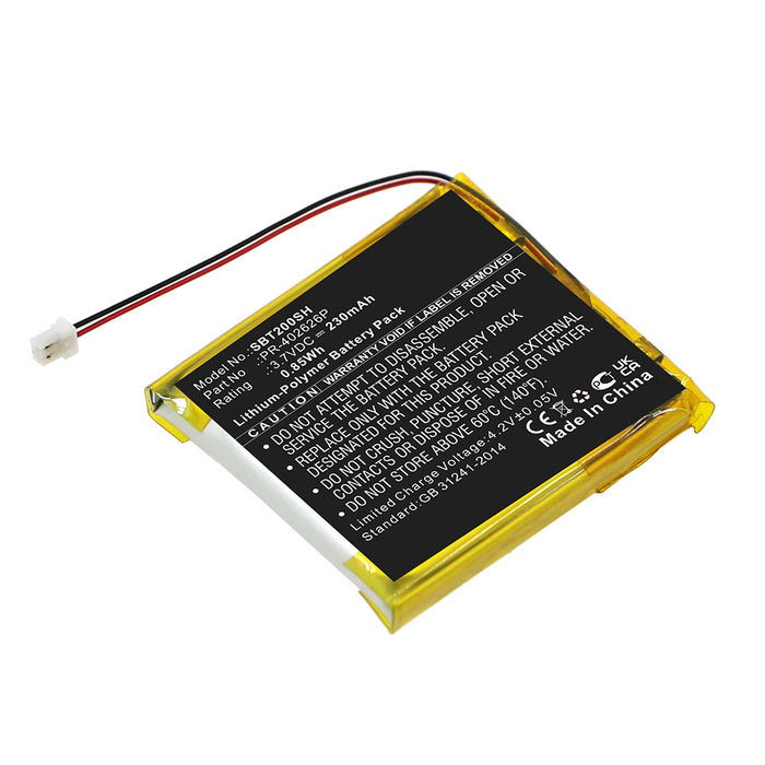 Batteria di ricambio per Suunto Spartan Trainer Wrist HR Sostituzione batteria compatibile al 100% col tuo smartwatch