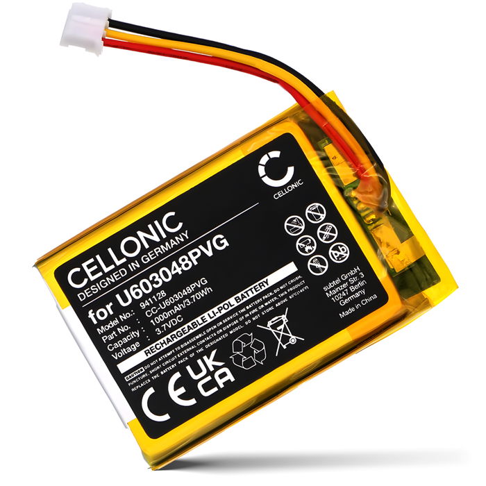 Astro Gaming U603048PVG Batteria marcata CELLONIC, 1000mAh di capacità