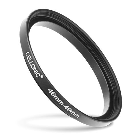 46mm - 49mm Step Up Ring Camera Filter Adapter for Camera Lenses from CELLONIC