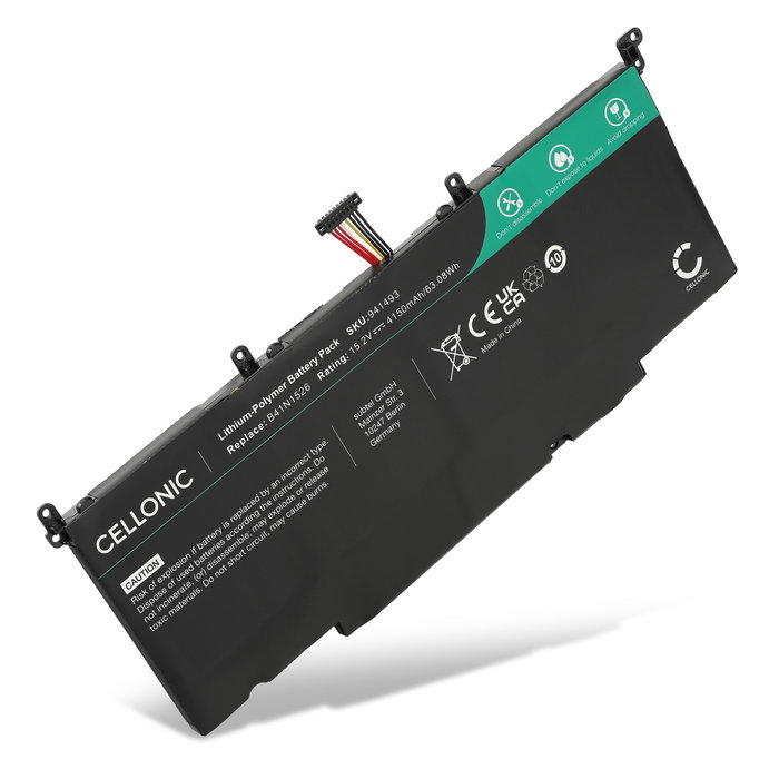 Batteria per portatile ASUS GL502V, FX502VM, FX502V, GL502VM, GL502VT, GL502VML, S5VM, ASUS B41N1526 ricambio per laptop 4150mAh 15.2V 