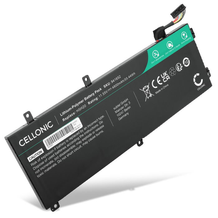 Dell Precision 5530 Batteria 4800mAh marcata Cellonic