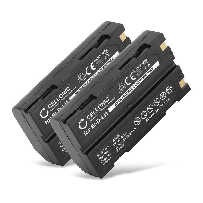 2x Batteria Trimble R8, marcata CELLONIC, 2600mAh 