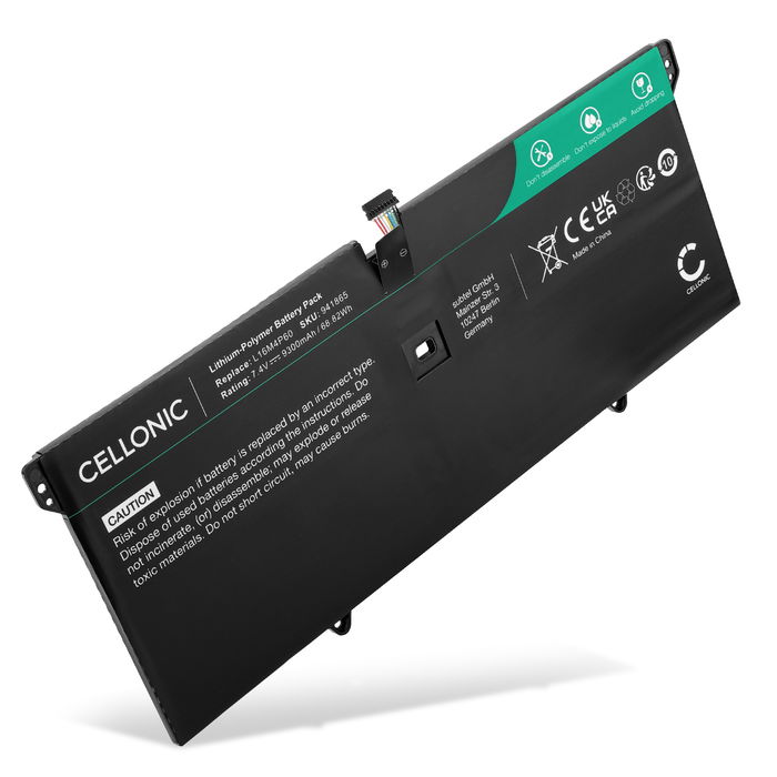 Lenovo IdeaPad 700-15ISK Batteria 9300mAh marcata Cellonic