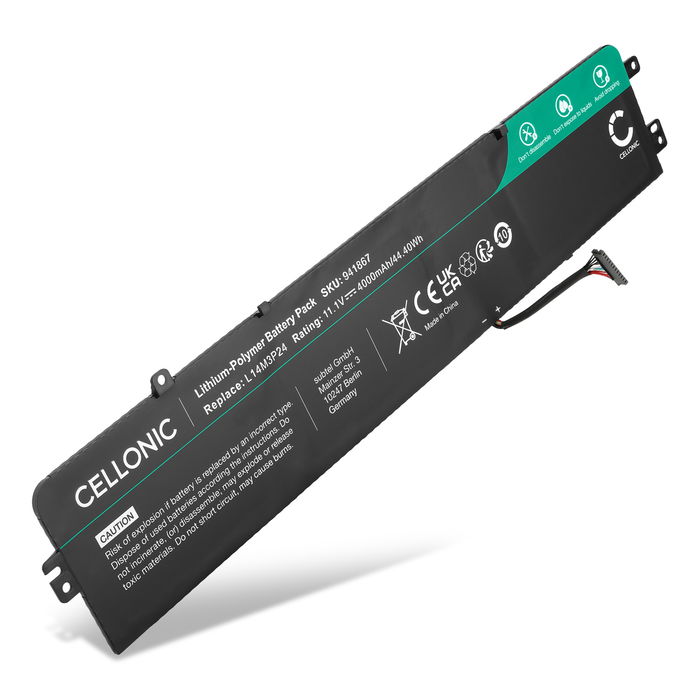 Lenovo IdeaPad 700-15ISK Batteria della Cellonic 4000mAh
