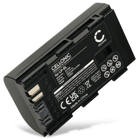 Batteria per Canon DS401231; Speedlite EL-5, EL‑1 LP-EL (2600mAh, 7.2V) di CELLONIC