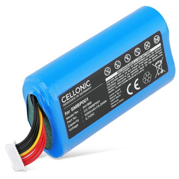 Batteria di ricambio SMBP001, SM-INR18650M26-1S2P per POS Sunmi V2, P1, V1s Affidabile sostituzione da 5200mAh per terminale di pagamento