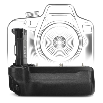 Canon EOS R6 Battery Grip BG-R10 for LP-E6N, LP-E6NH Batteries - Multifunction Camera Portrait / Vertical Grip