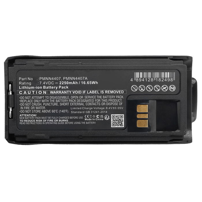 Batteria sostitutiva Motorola PMNN4447/PMNN4447A per Motorola R7 Affidabile pila CELLONICda 2250mAh