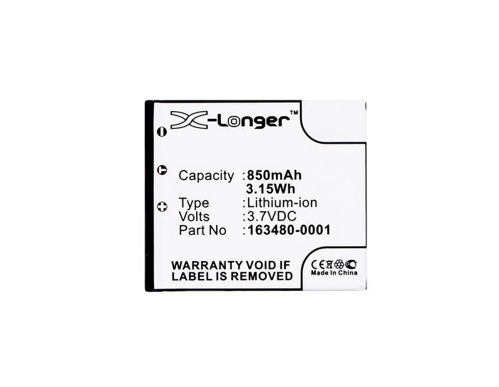Batteria Honeywell 163480-0001 per lettore di codici a barra LXE 8650 Bluetooth Ring Scanners, LX34L1-G, Bluetooth Ring Scanner Honeywell Voyager 1602G, 8670, 8650 850mAh 3.7V marca CELLONIC