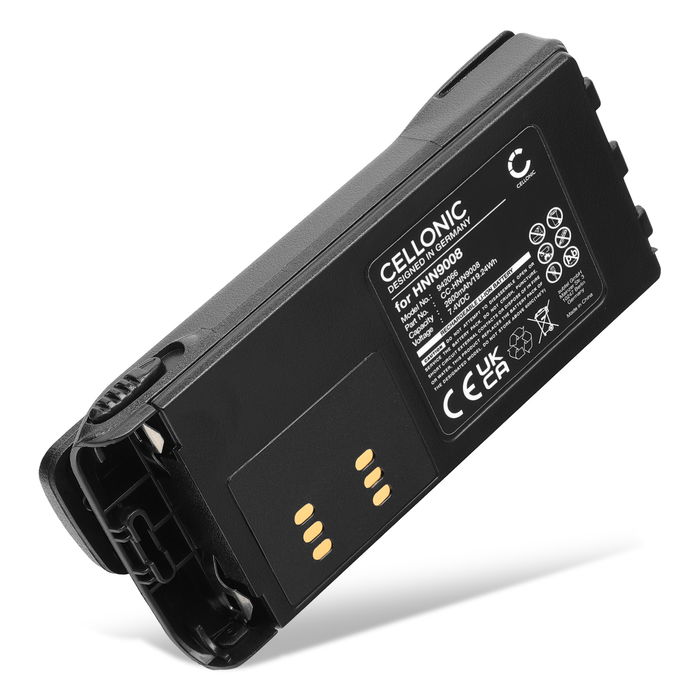 Batteria per Motorola GP340, GP380, GP360, GP320, GP328, GP680, GP330, HT1250, GP140, GP338, HT750, GP240, GP580, GP640, GP1280, GP280 2600mAh Ioni di Litio di CELLONIC