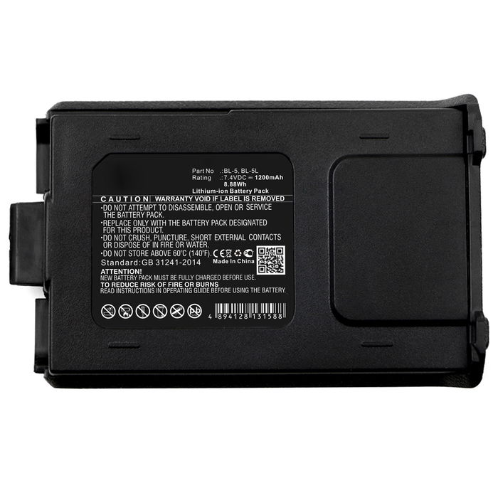 Batteria Baofeng BL-5, marcata Cellonic, 1200mAh