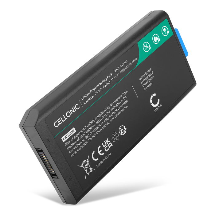 Battery for Dell Latitude 14 5404, 5414, 7404, 7414, X8VWF, 4XKN5, CJ2K1, DKNKD 11.1V 4400mAh from CELLONIC