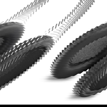 Kit di 2 cuscinetti di ricambio per cuffie Universal Headset Ohrpolster 100mm paraorecchie, earpads, sostituzione spugnette con comoda imbottitura -Dimensione: 100 mm