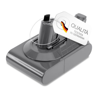 Batteria per Dyson Digital Slim Fluffy Extra, Pro, V10 Slim, V11 Slim, V10 Digital Slim, V10 Digital Slim Fluffy Extra (Dyson SV18) 2500mAh di CELLONIC - Batteria a incastro