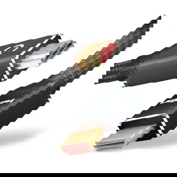 HDMI Cavo 2.1 ultra veloce 4K/8K @60hz, 4K @120hz, 48Gbps - Supporta eARC QFT QMS DSC - Connettori maschi placcati oro 24k - 2 metri di lunghezza ideale per casse, tv HD, PS4, PS5, Xbox, Switch e soundbar