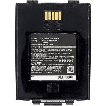 Battery for Sepura SRH3500, SRH3900, SRG3500, SRH3800, SRP2000 sGPS, SRC3300, SRM3500, SRP3000, SRM3, SRP2000.1.1, SRP2000ES, SRP2000KS 7.4V 1800mAh Lithium Ion from CELLONIC