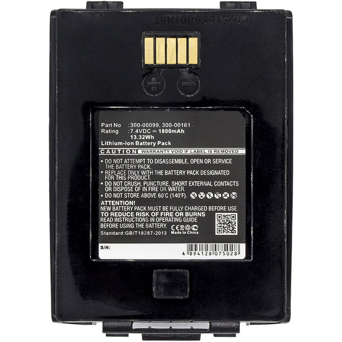 Batteria per Sepura SRH3500, SRH3900, SRG3500, SRH3800, SRP2000 sGPS, SRC3300, SRM3500, SRP3000, SRM3, SRP2000.1.1, SRP2000ES, SRP2000KS 1800mAh Ioni di Litio di CELLONIC