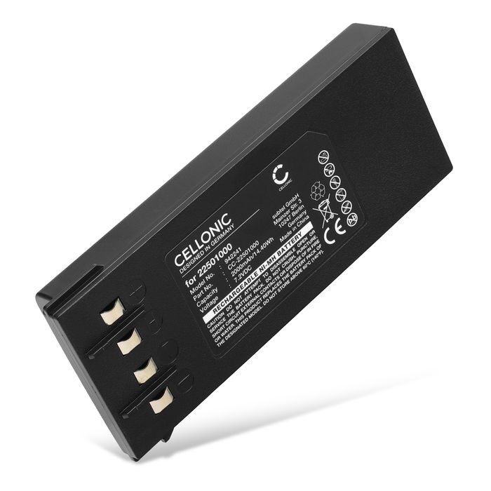 Batteria Hiab 122BCL, marcata Cellonic, 2000mAh 