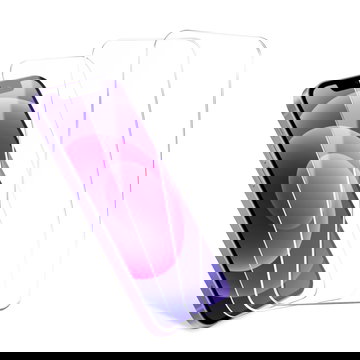 3x Vetri di protezione per Apple iPhone 12/12 Pro durezza 9H dimensione: 6,1", protezione dello schermo in vetro temperato, alto contenuto di alluminio, 'screen protector' del display Apple, 'case-friendly', bordi arrotondati