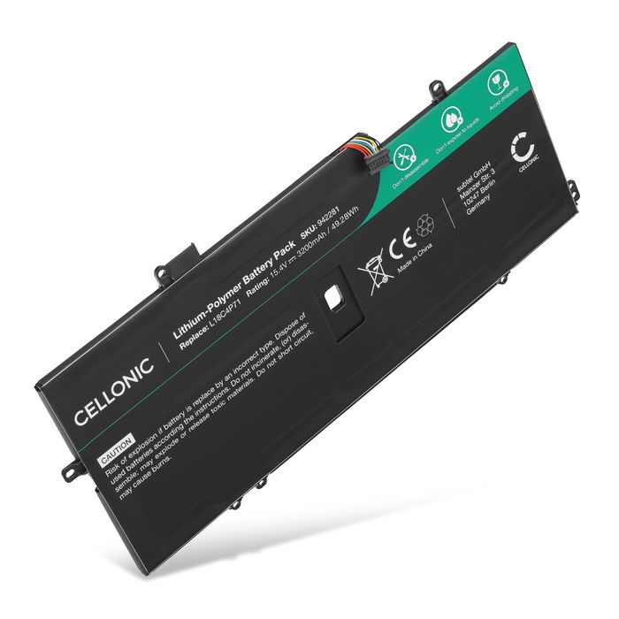 Batteria per portatile Lenovo ThinkPad X1 Carbon Gen 7, ThinkPad X1 Carbon Gen 8, ThinkPad X1 Yoga Gen 5 ricambio per laptop 3200mAh 15.4V 