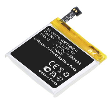 CELLONIC Batteria PL332728V compatibile con Amazfit Stratos 1, Stratos 2/2S, A1609, A1619 290mAh Ricambi per smartwatch/braccialetti fitness