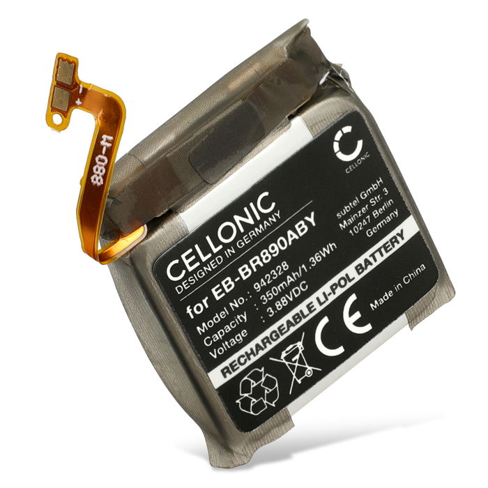 Battery for Samsung Galaxy Watch 4 Classic (46mm) - EB-BR890ABY (350mAh ) Replacement battery