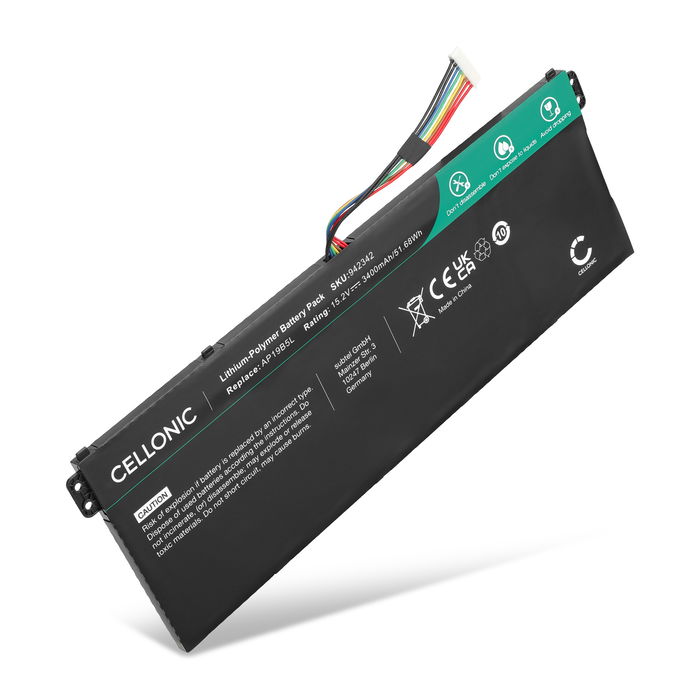 Acer AP19B5L Batteria della Cellonic 3400mAh 15.2V