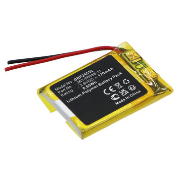 Batteria per Garmin Forerunner 245, Forerunner 245 Music - 361-00086-11 (170mAh ) batteria di ricambio