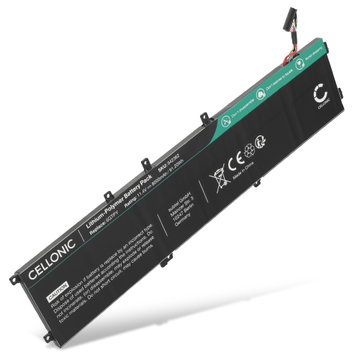Batteria per portatile Dell XPS 15 9570, 7590, 9560, Precision 5530, 5540, 5520, 5510, Dell 6GTPY, GPM03, H5H20 ricambio per laptop 8000mAh 11.4V 