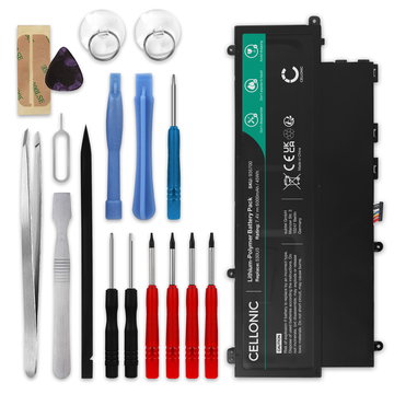 Battery for Samsung ATIV Book 5 NP530U3C, 530U3, 530U3B, NP540U4E, AA-PBYN4AB 7.4V 6000mAh + Tool-kit from CELLONIC