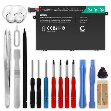 Batteria per portatile Lenovo Thinkpad E480, E485, E490, E580, E585, E590, E595, R480, R580 ricambio per laptop 4100mAh 11.4V + Set di strumento