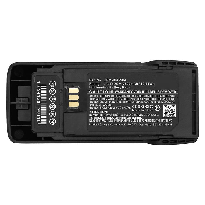 Batteria per walkie talkie Motorola R2 (Motorola PMNN4598A, PMNN4600A) 2600mAh di CELLONIC
