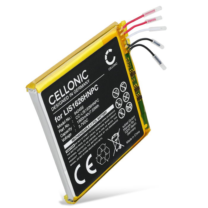 Battery for Sony NW-WM1A, NW-WM1Z 1900mAh from CELLONIC