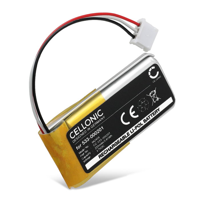 CELLONIC Batteria 533-000201 compatibile con Logitech G435 220mAh Ricambio per cuffie, headset, apparecchi acustico