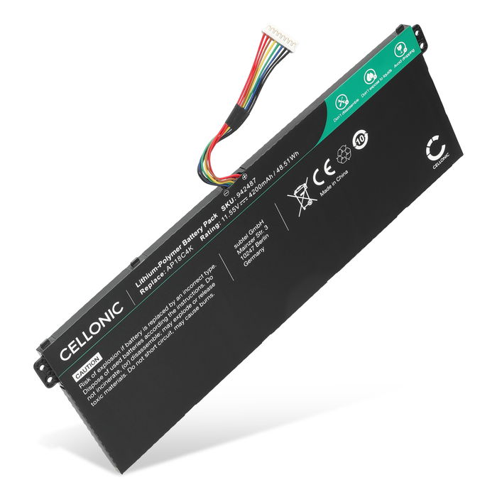Acer Aspire A A715-42G Batteria 4200mAh marcata Cellonic