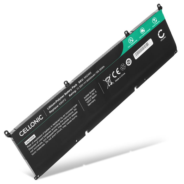 Dell Precision 5550 Batteria 6000mAh marcata Cellonic