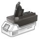 1x Adattatore per batteria Makita 18 V a Dyson V6