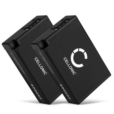 2x Batteria per Canon EOS 750D EOS 760D EOS 770D EOS 800D EOS Kiss X8i EOS M3 EOS M5 EOS M6 EOS Rebel T6i EOS Rebel T6s 950mAh , marca CELLONIC, ricambi di lunga durata per macchine fotografiche e videocamere