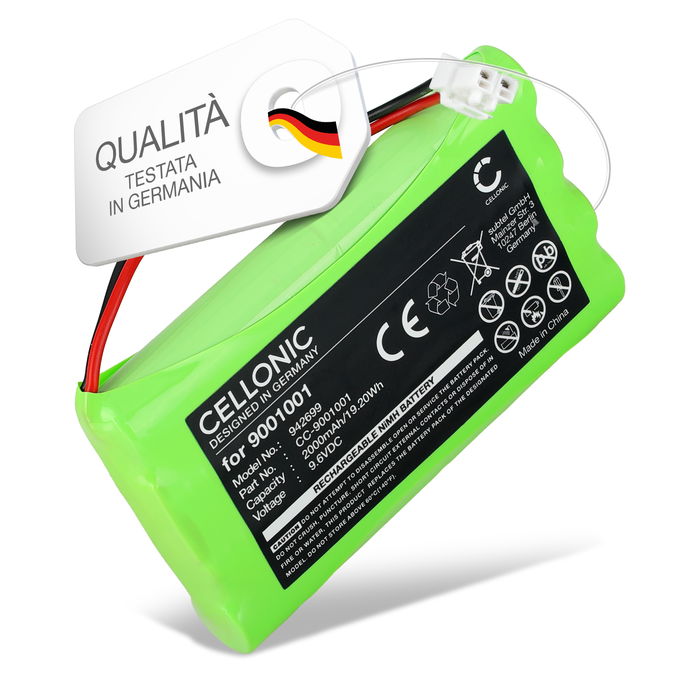 Batteria per Bosch Somfy Axovia 220B, Dexxo Optimo, Elixo Optimo 24V RTS, Ixengo S, Elixo 500 3S, Dexxo Compact 2000mAh marca CELLONIC