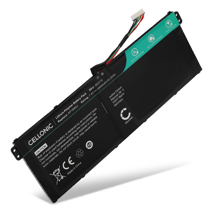 Acer AP16M5J Batteria 4800mAh marcata Cellonic