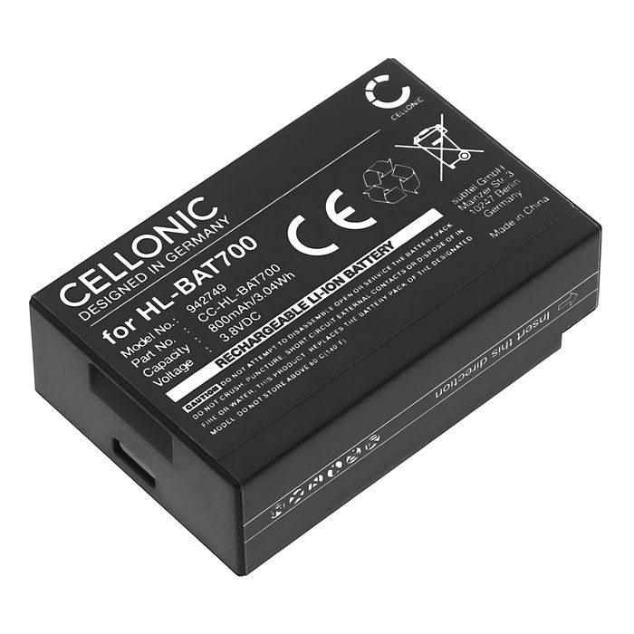 Battery for Hollyland Solidcom C1, Solidcom C1 Pro 800mAh from CELLONIC