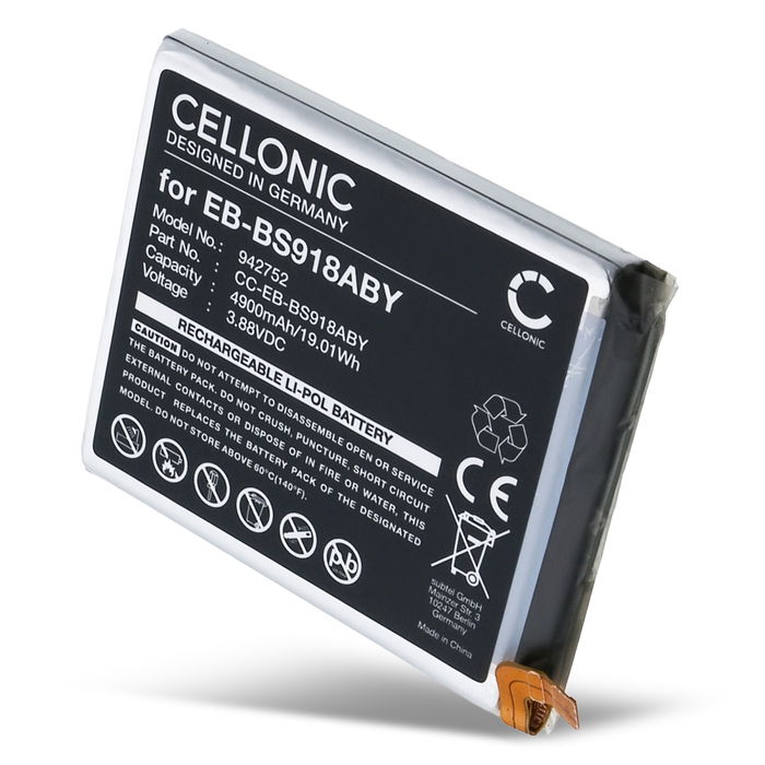 Samsung Galaxy S23 Ultra 5G Batteria 4900mAh marcata Cellonic