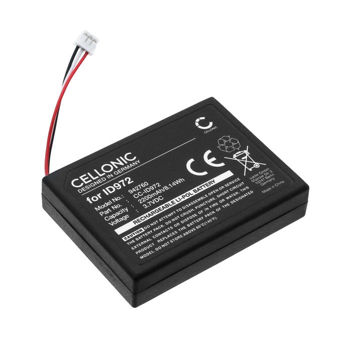 Batteria per Panasonic KX-HN1032W, KX-HN3001, KX-HN3051, KX-HN4001W, KX-HN4101W, KX-HN4102W 2200mAh marca CELLONIC