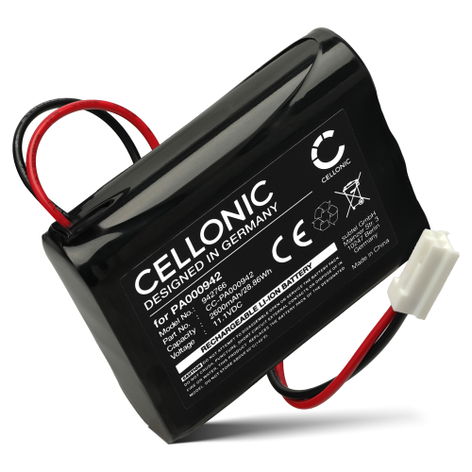 Batteria per Heim & Haus 18797; GEC 12-W37 2447-3031-50, PA000942 (2600mAh, 11.1V) di CELLONIC