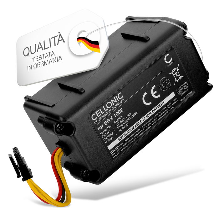 Batteria per Blaupunkt XSMART, XEASY, Sencor SRV 9250BK, SRV 6250, SRV 8250, SRV 9250 (Sencor SRX 1002) 3000mAh di CELLONIC