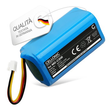 Batteria per Blaupunkt BlueBot XSMART, XBOOST, Liectroux C30B, iHome Eclipse AutoVac, iHRV2 2600mAh di CELLONIC