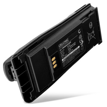 Batteria per Motorola DP1400 CP040 CP200 CP200D CP140 CP200XLS EP450, PMNN4253AR NNTN4497 (Porta di tipo C) 3350mAh Li Ion di CELLONIC