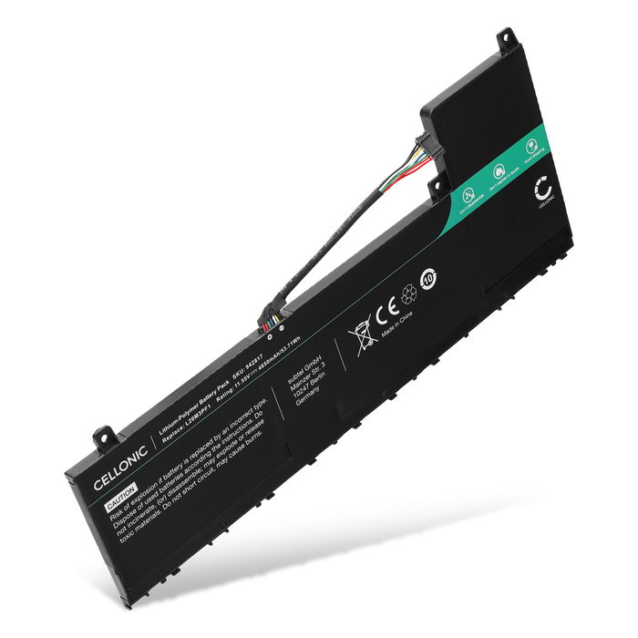 Batteria per portatile Lenovo Ideapad 5 Pro 14ACN6, 14ITL6, 14IAP7, 14ARH7, Lenovo L20C3PF1 ricambio per laptop 4650mAh 11.55V 
